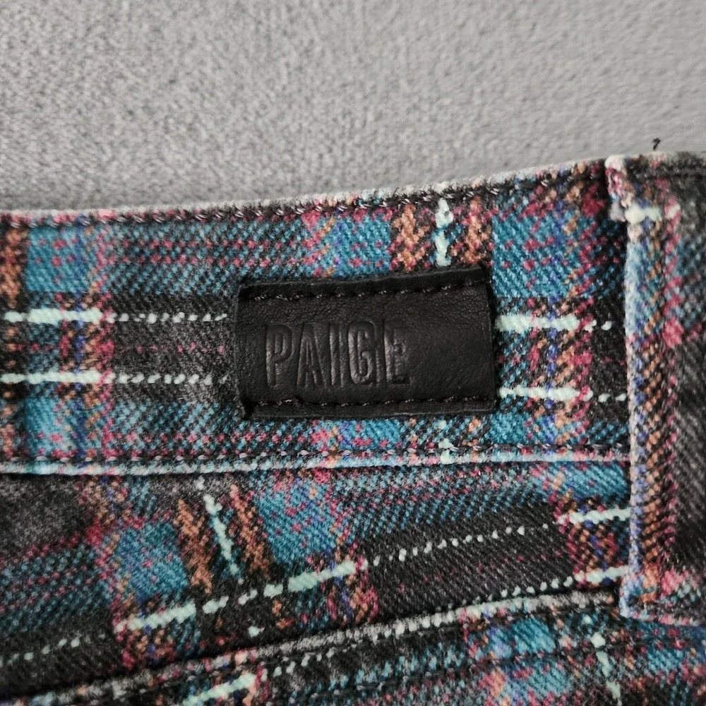 Y2k Paige Pants‎ Womens Size 27 Hoxton Skinny Plaid Ankle